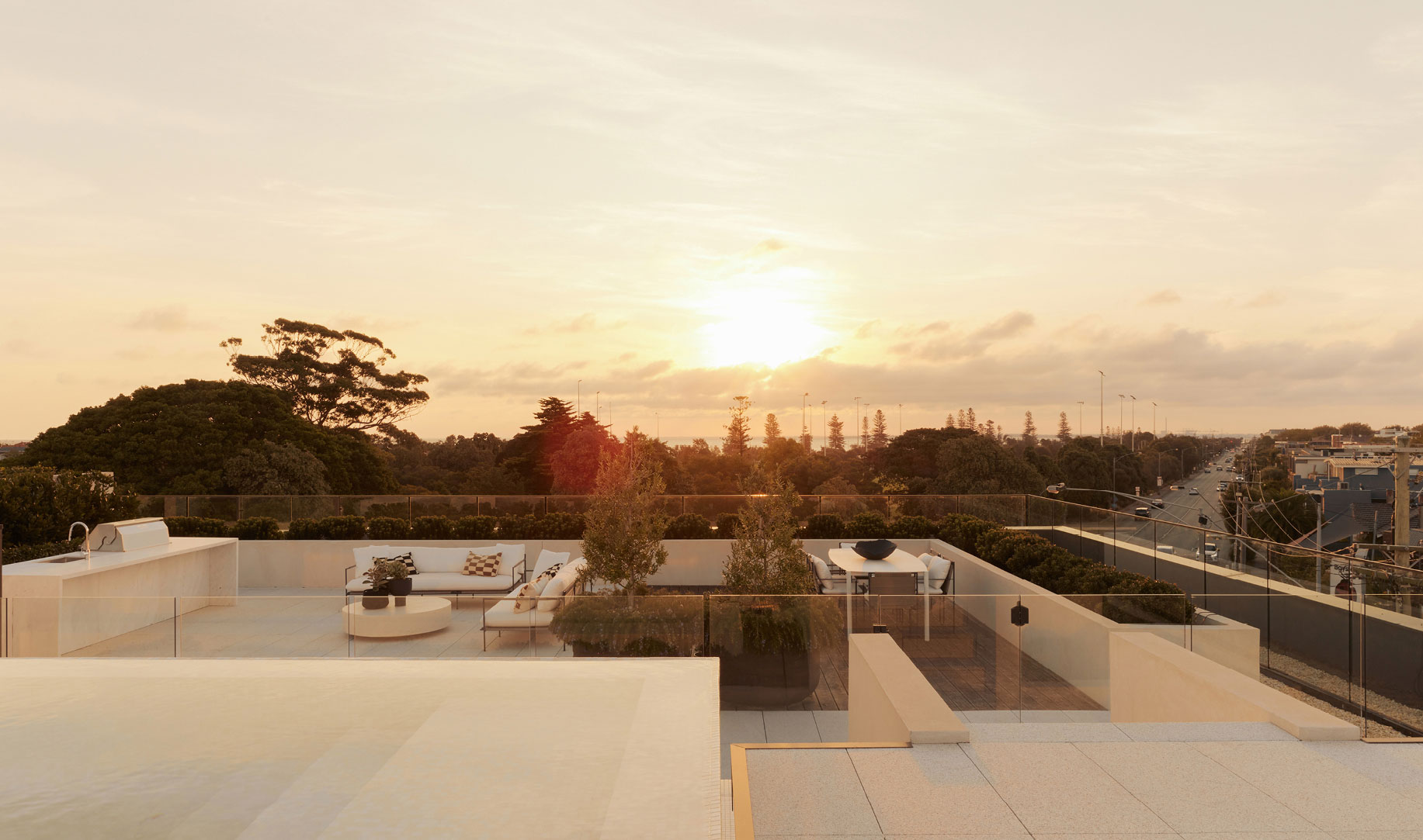 Rooftop Pool & Terrace — Penthouse 203